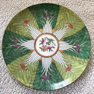 Antique Handcrafted Japanese Plate